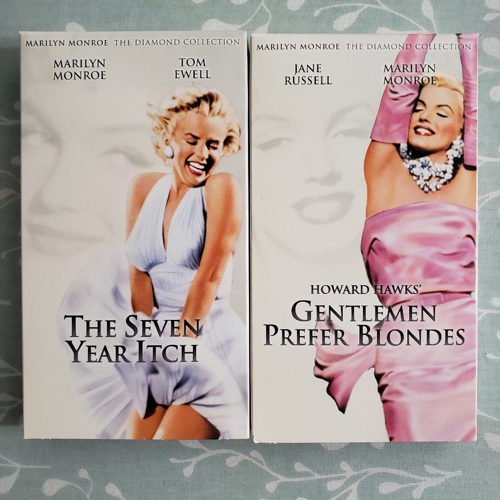 Marilyn Monroe Diamond movie collection on VHS.